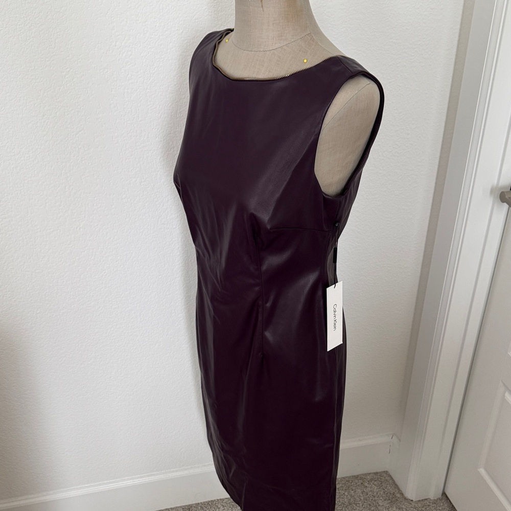 Calvin Klein Purple Mini Dress